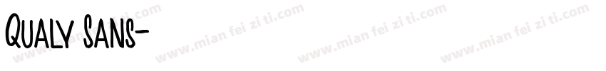 Qualy Sans字体转换